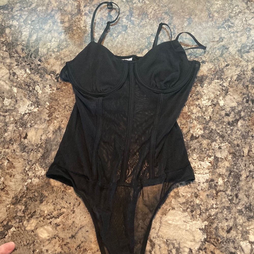 S mesh sleepwear